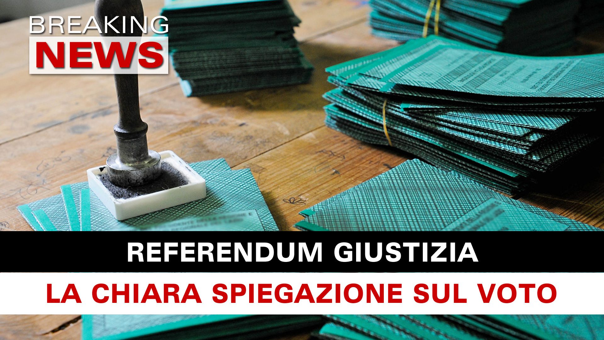 Referendum Giustizia La Chiara Spiegazione Sul Voto! Breaking News