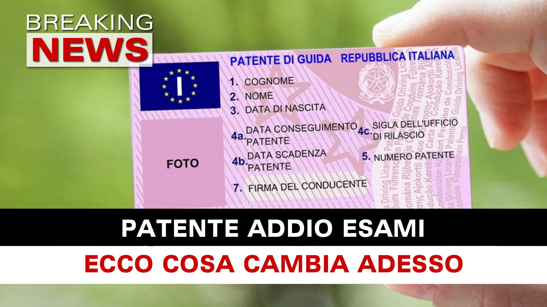 Patente Addio Esami: Cosa Cambia Adesso! - Breaking News Italia