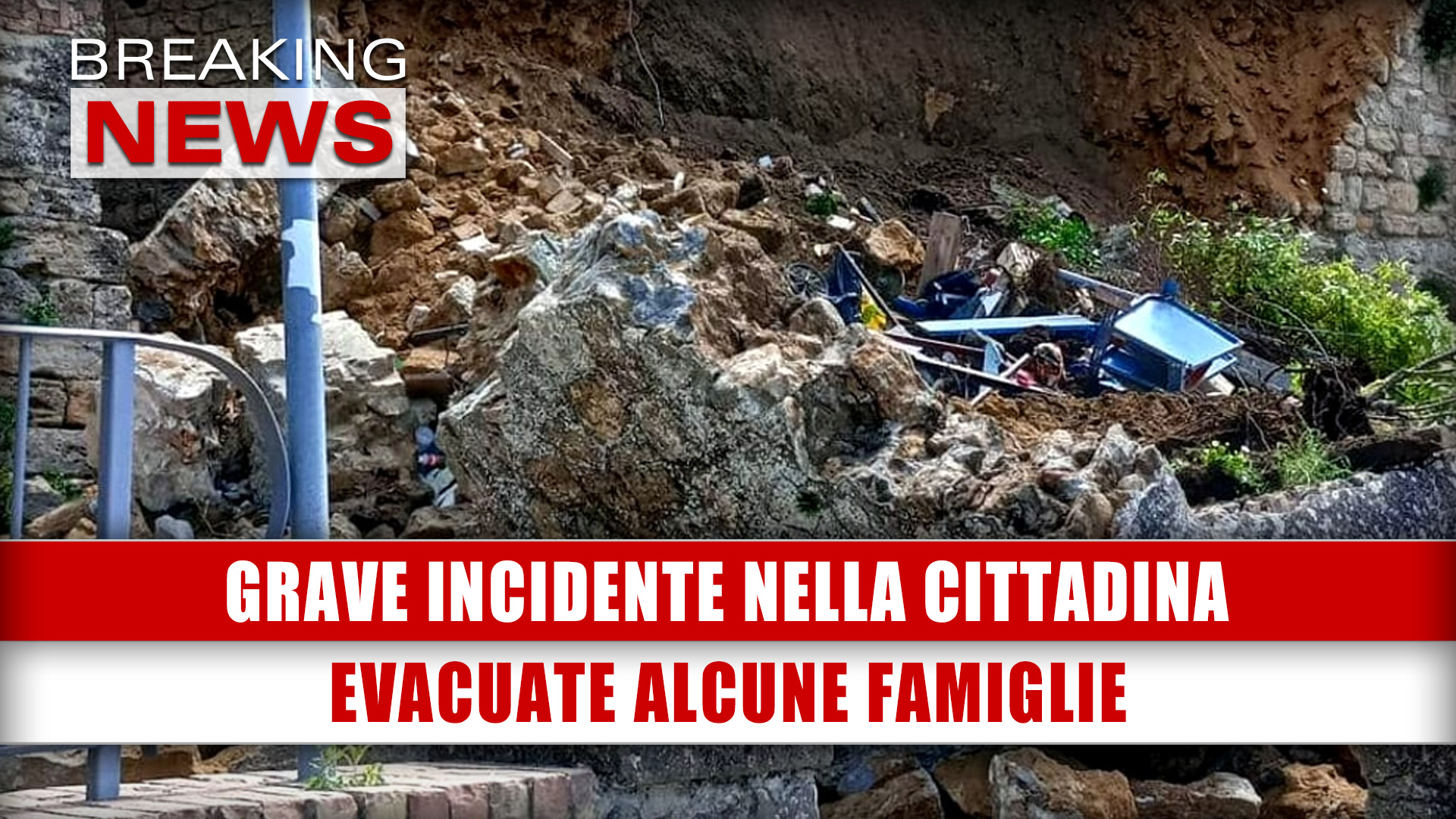 Grave Incidente Nella Cittadina: Evacuate Alcune Famiglie!