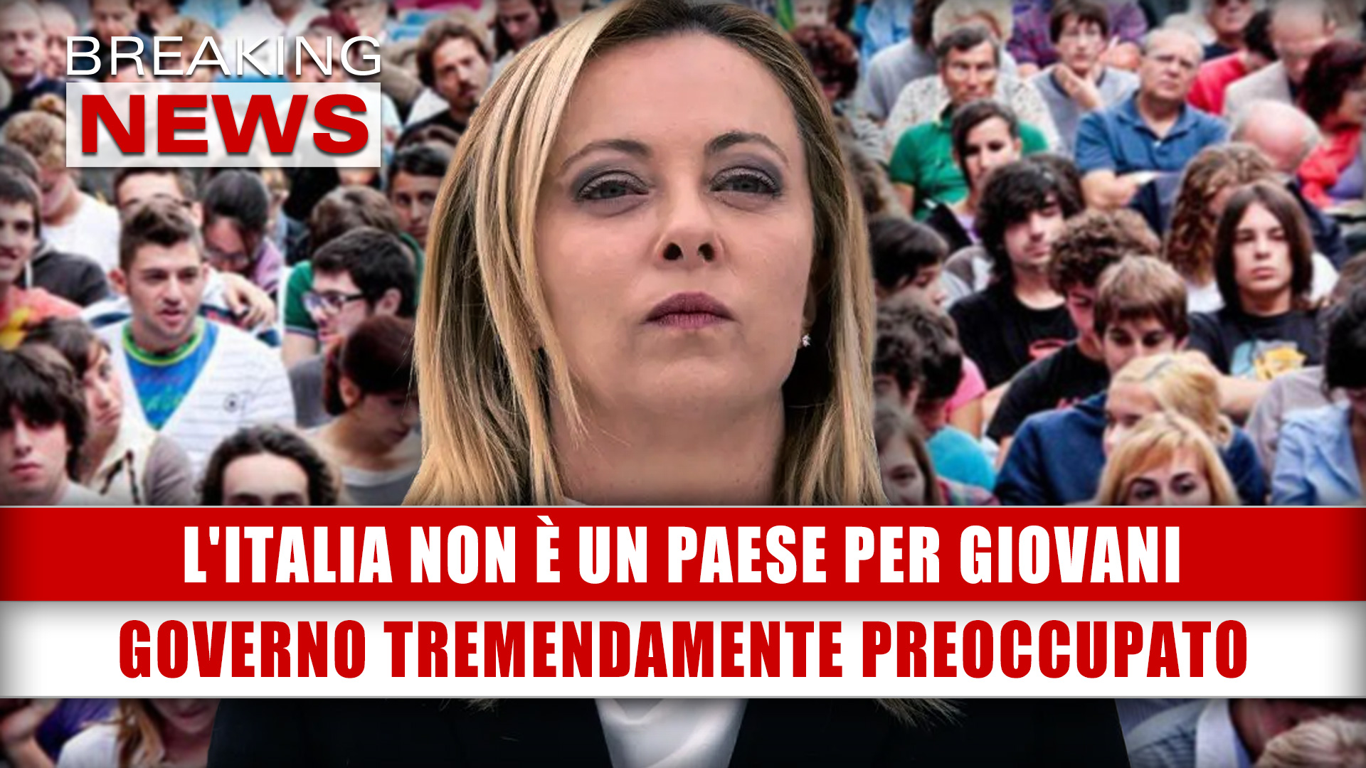 L'Italia Non È Un Paese Per Giovani: Governo Tremendamente Preoccupato!