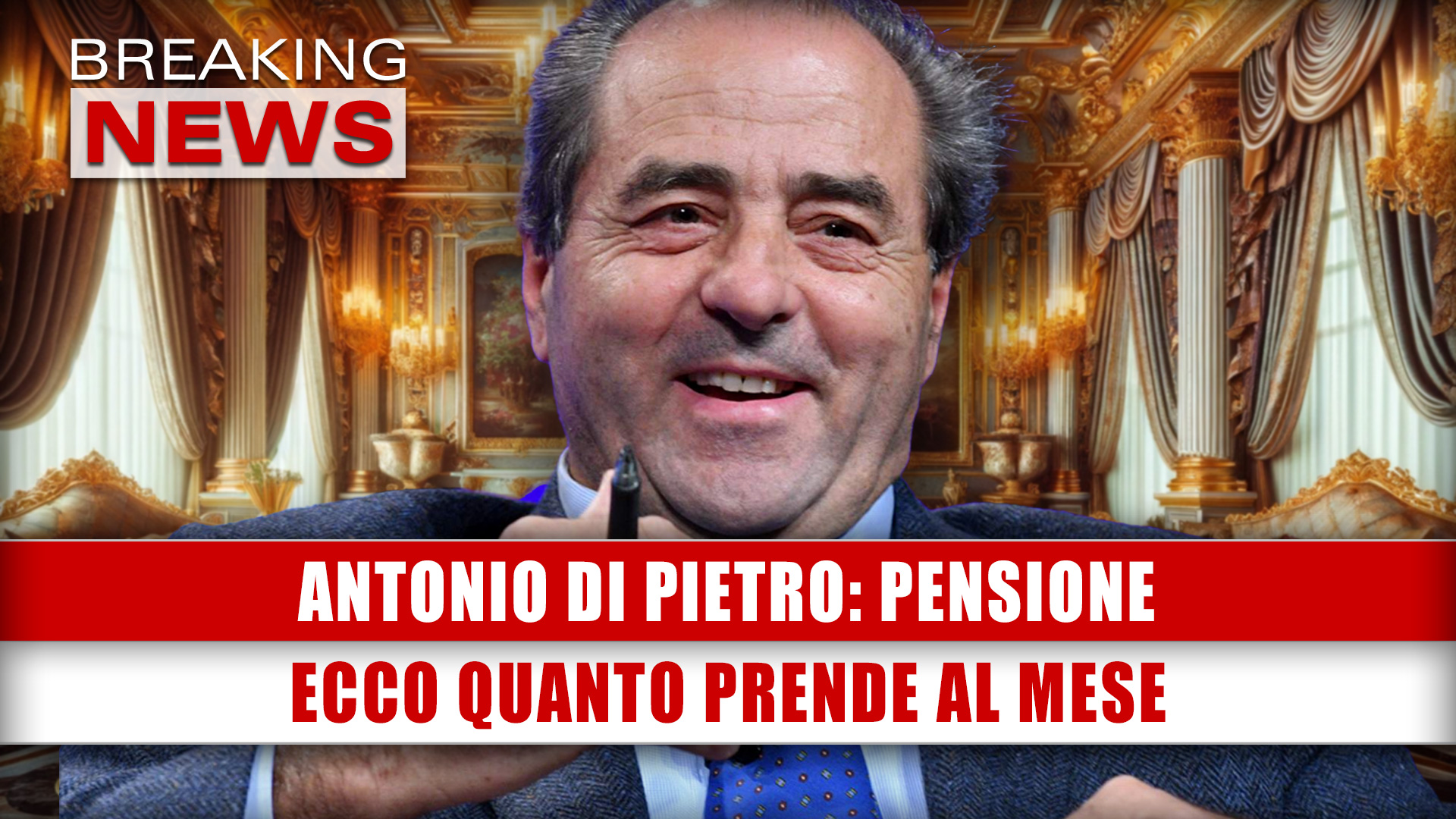 Antonio Di Pietro, Pensione: Ecco Quanto Prende Al Mese!