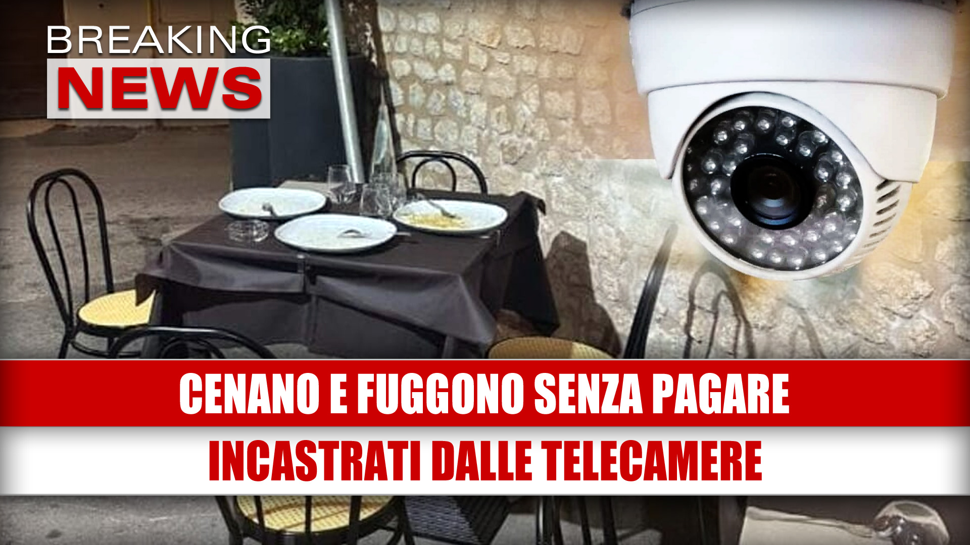 Fuga senza pagare a L’Aquila: il ristoratore smaschera i furbetti