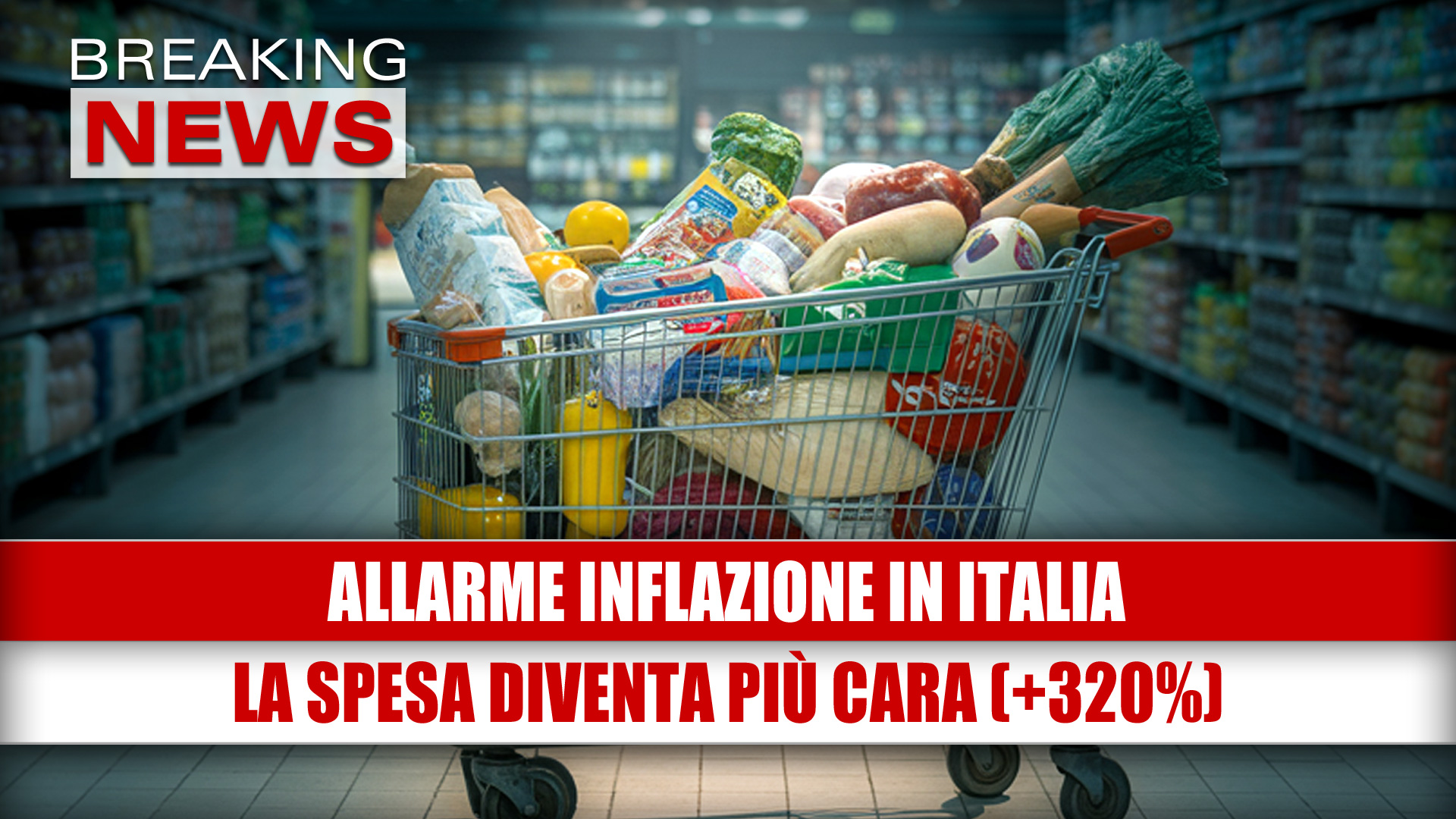 Spesa sempre più cara: allarme inflazione in Italia