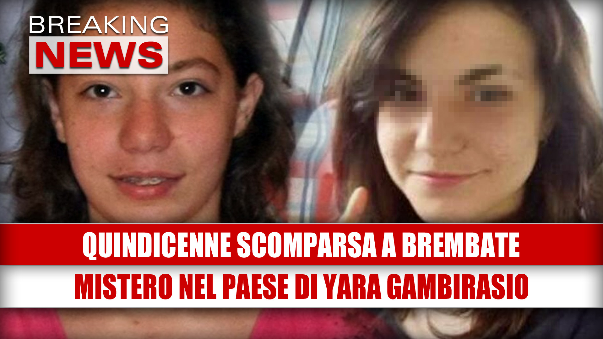 Quindicenne scomparsa a Brembate: mistero nel paese di Yara Gambirasio!