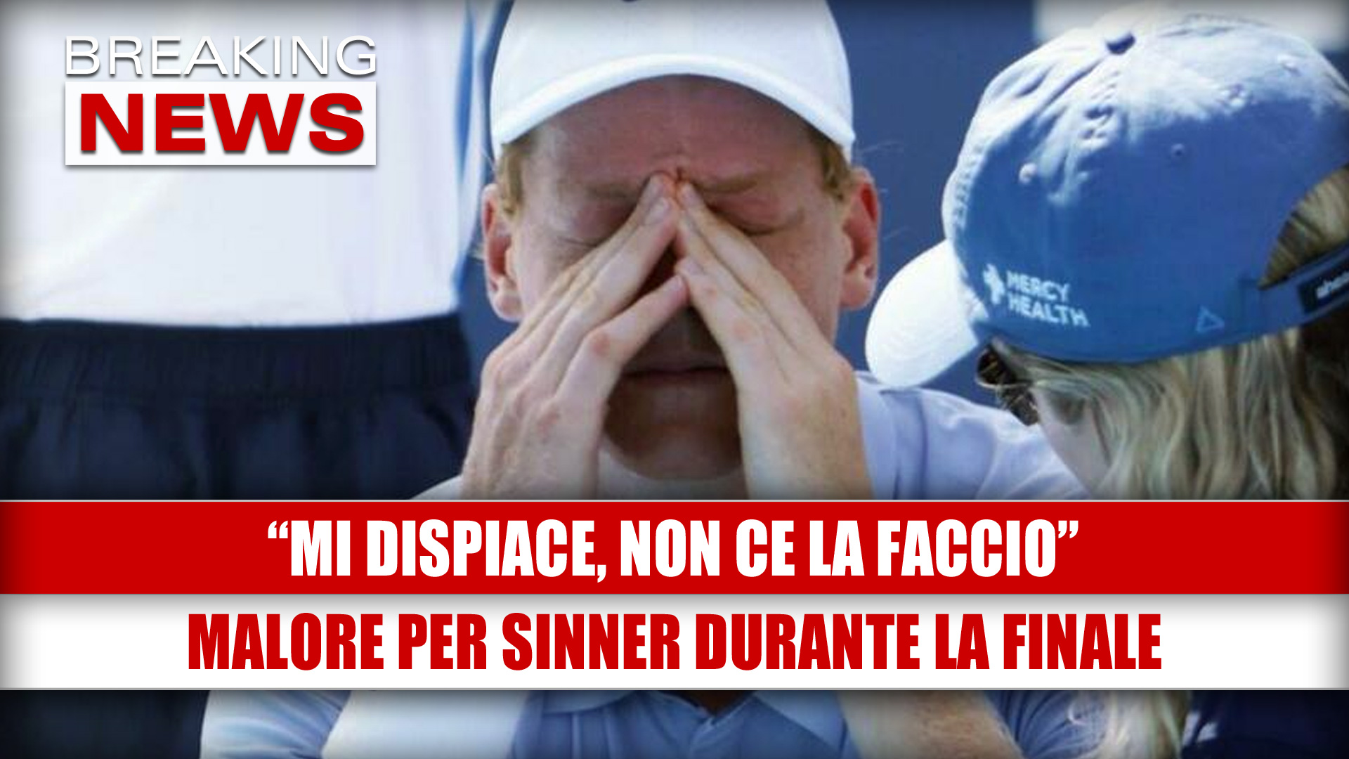 MALORE SINNER in finale a Cincinnati: cosa è successo davvero!