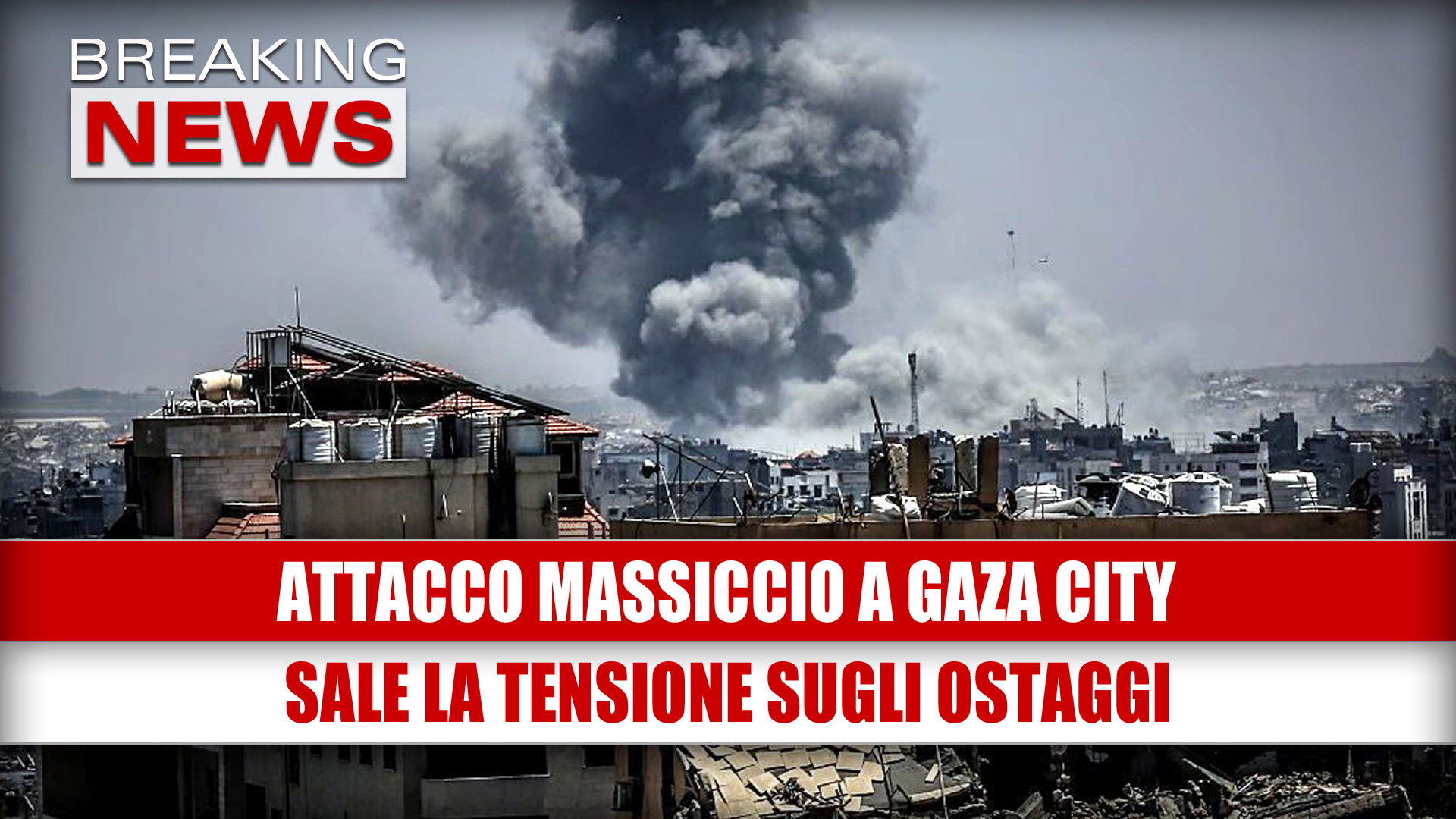 Israele entra a Gaza City
