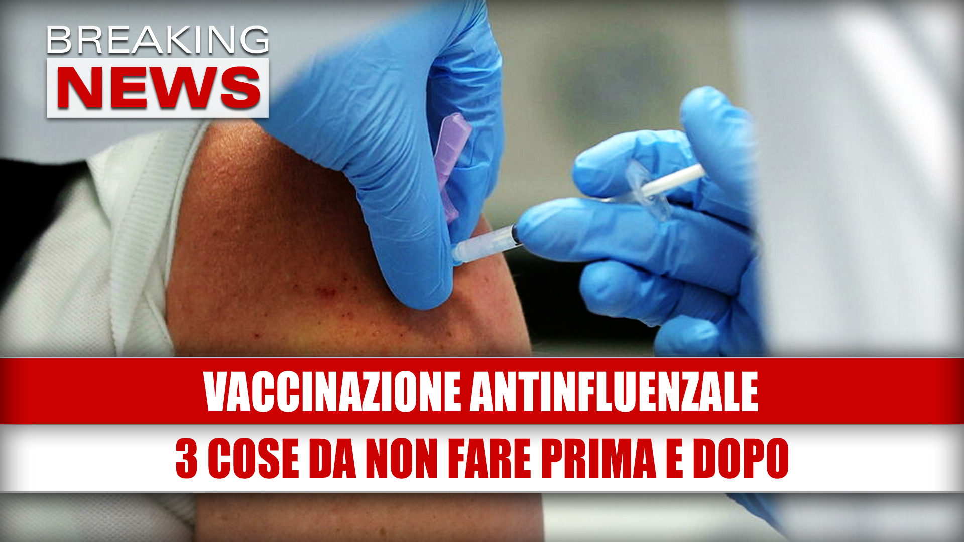 Vaccinazione antinfluenzale: cosa NON fare prima e dopo