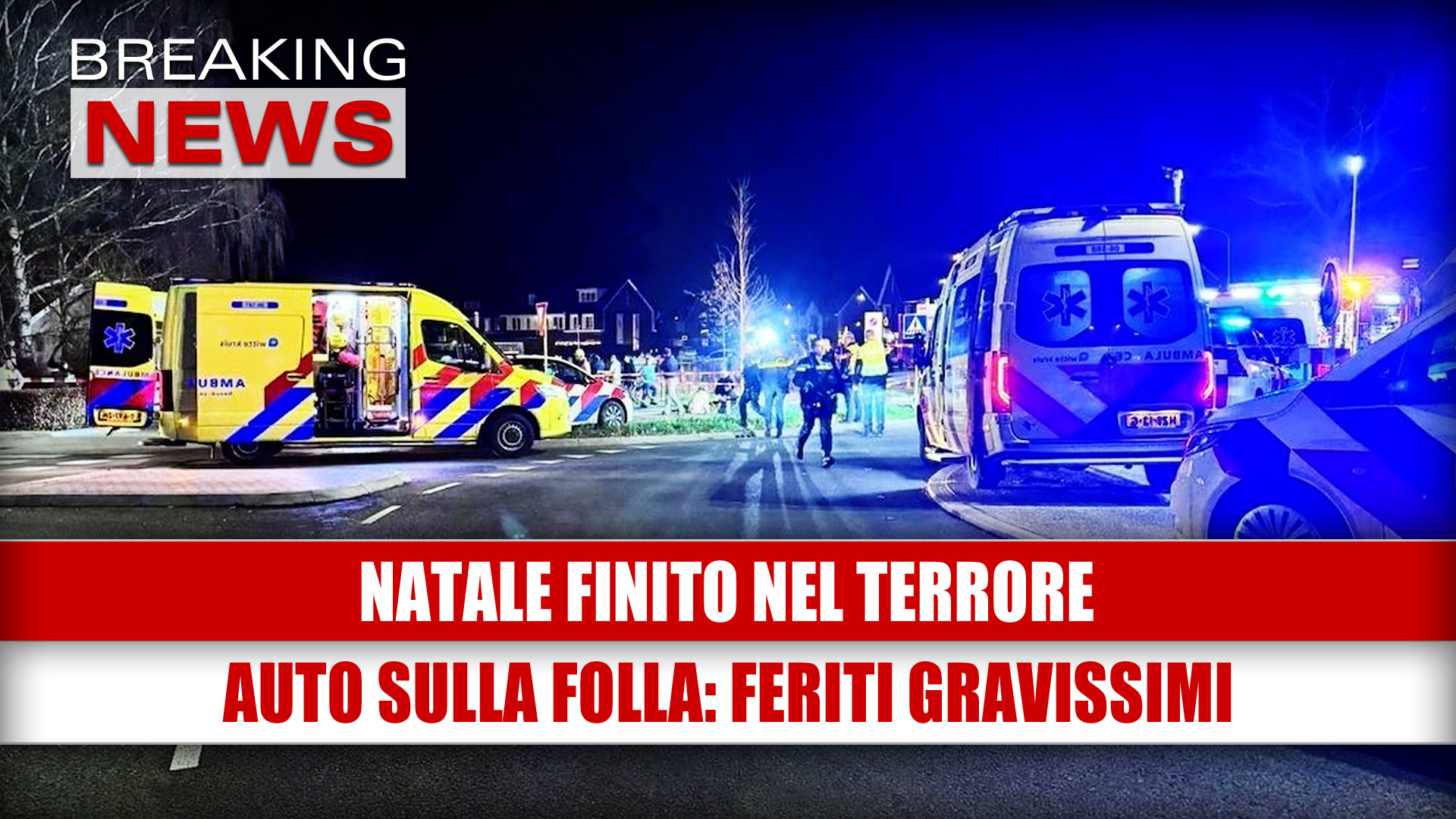 PANICO ALLA PARATA DI NATALE: auto piomba folla e scoppia il caos