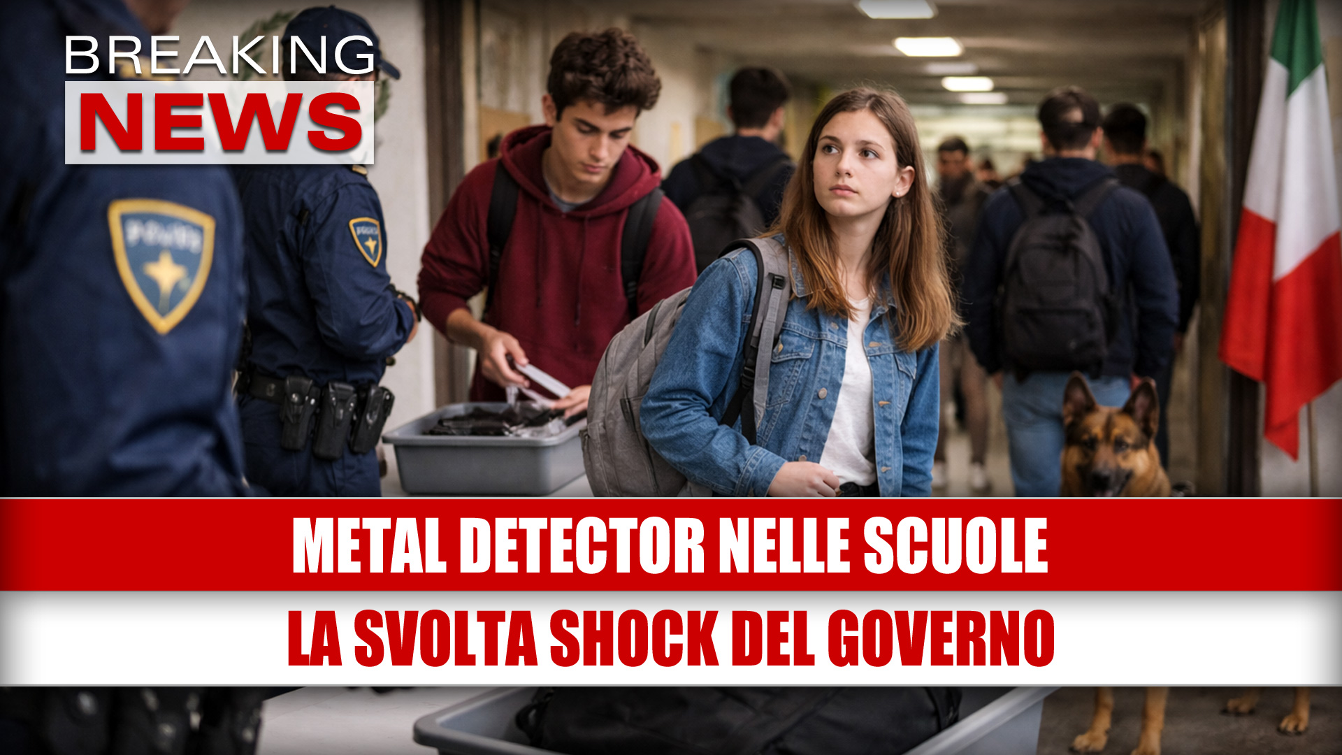 Metal detector nelle scuole