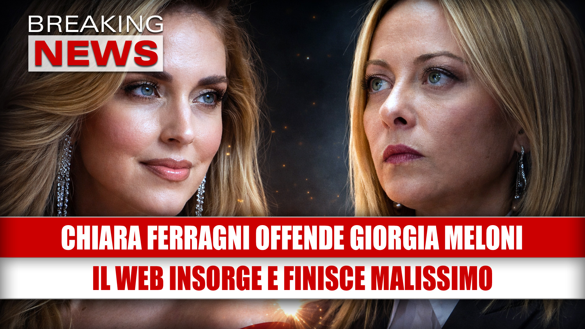 Chiara Ferragni insulta Giorgia Meloni