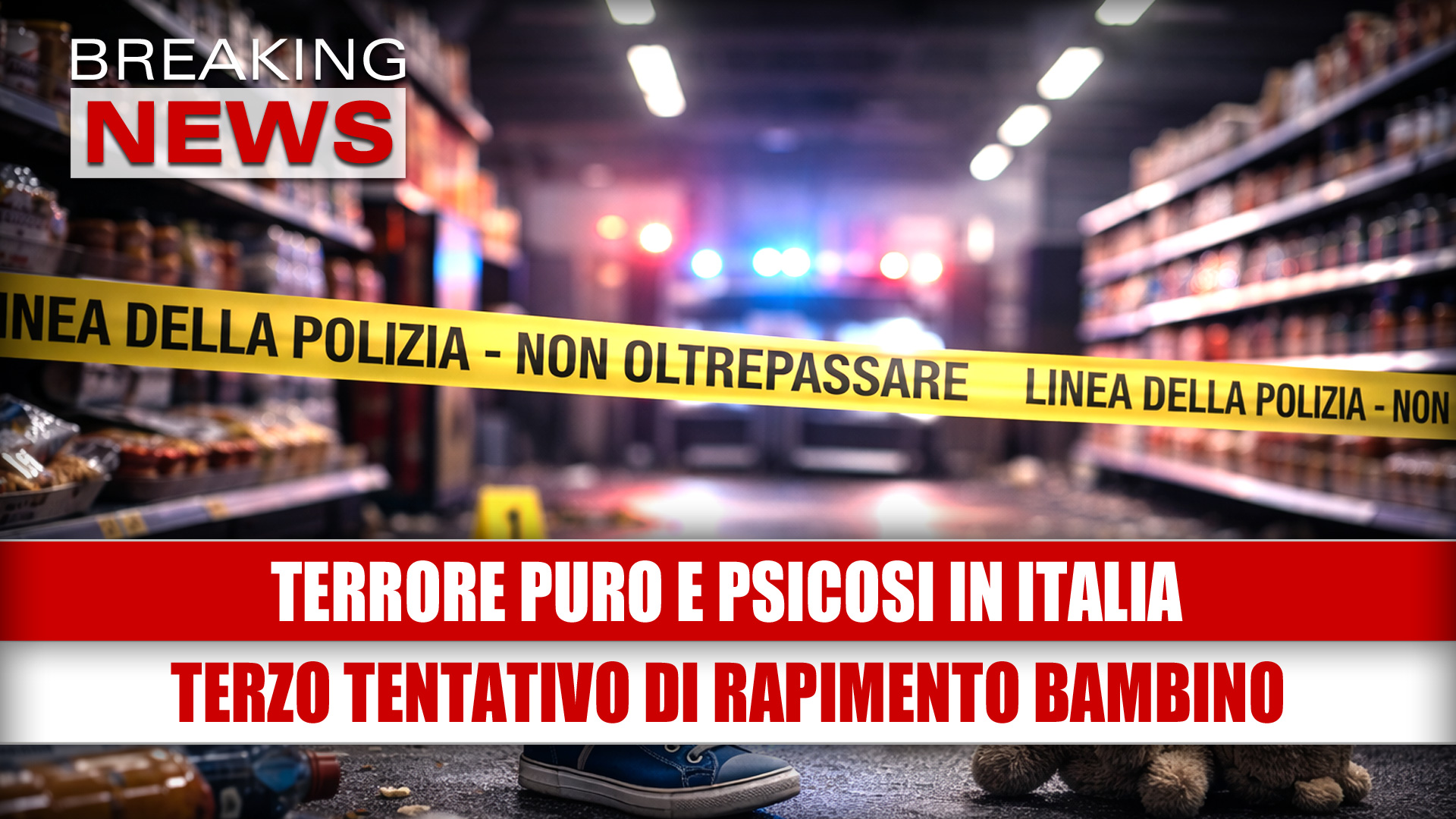 Terzo tentativo di rapimento di un bambino