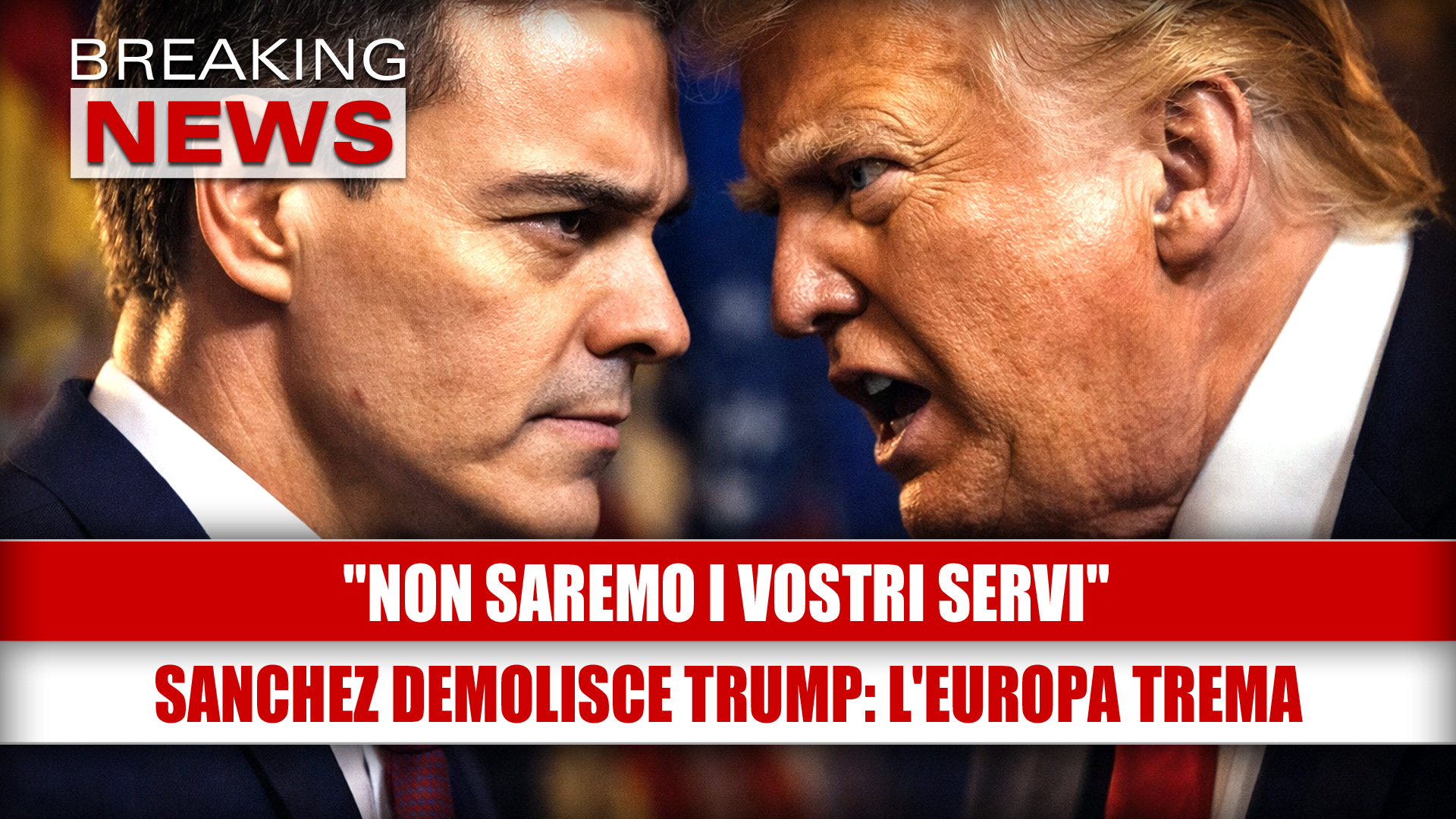 Sánchez demolisce Trump in diretta