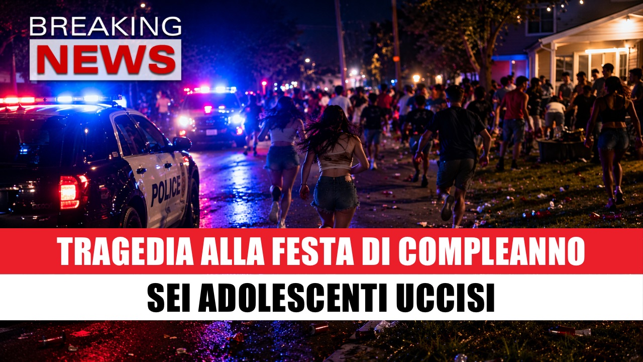 Tragedia alla festa: sei adolescenti uccisi durante il compleanno