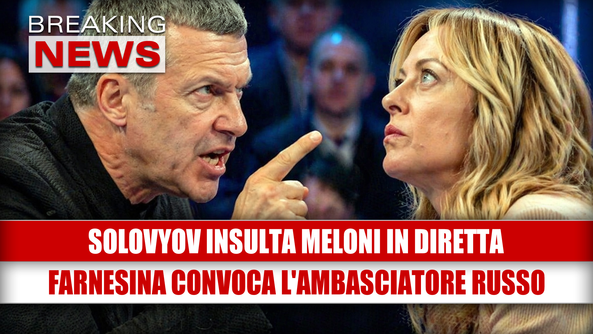 Solovyov insulta Meloni in diretta