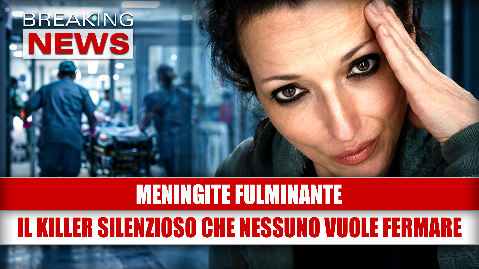 Meningite fulminante uccide una donna