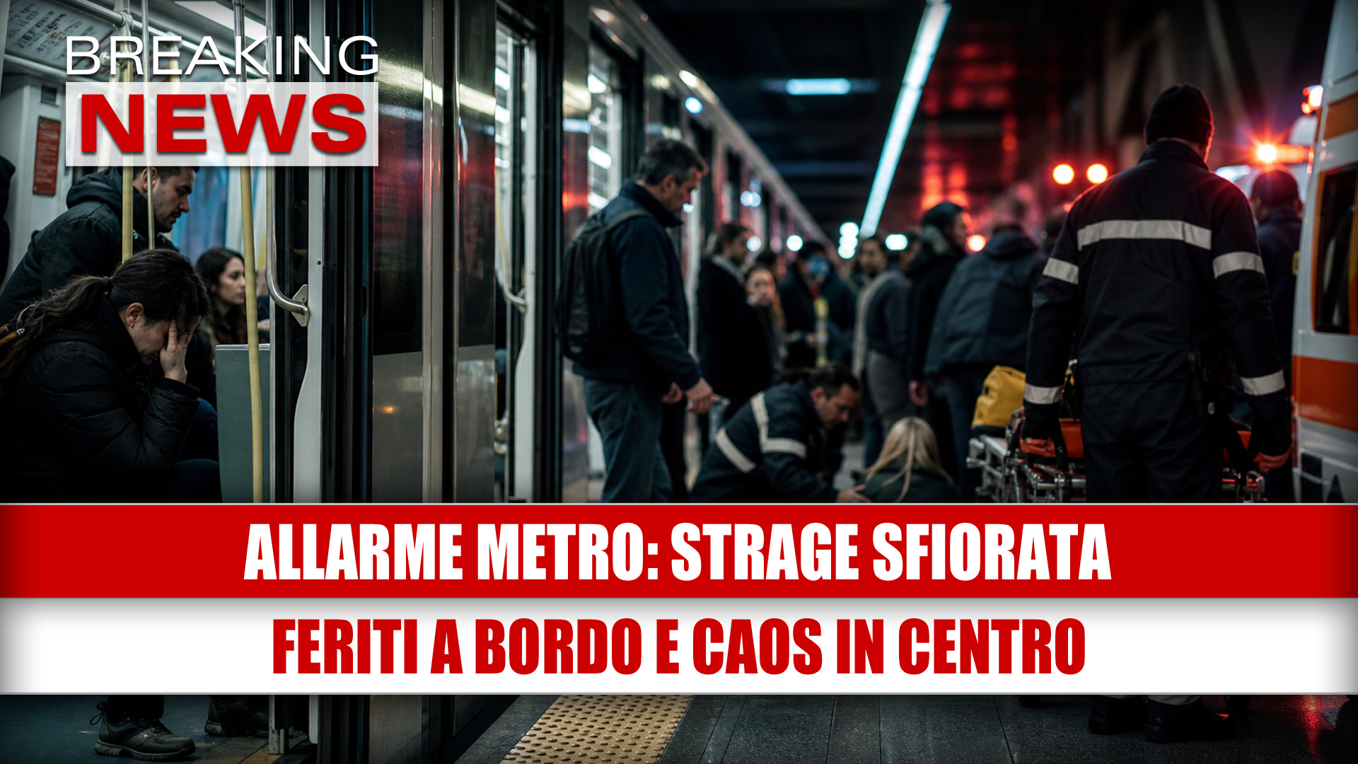 Metro di Milano, frenata d'emergenza in centro