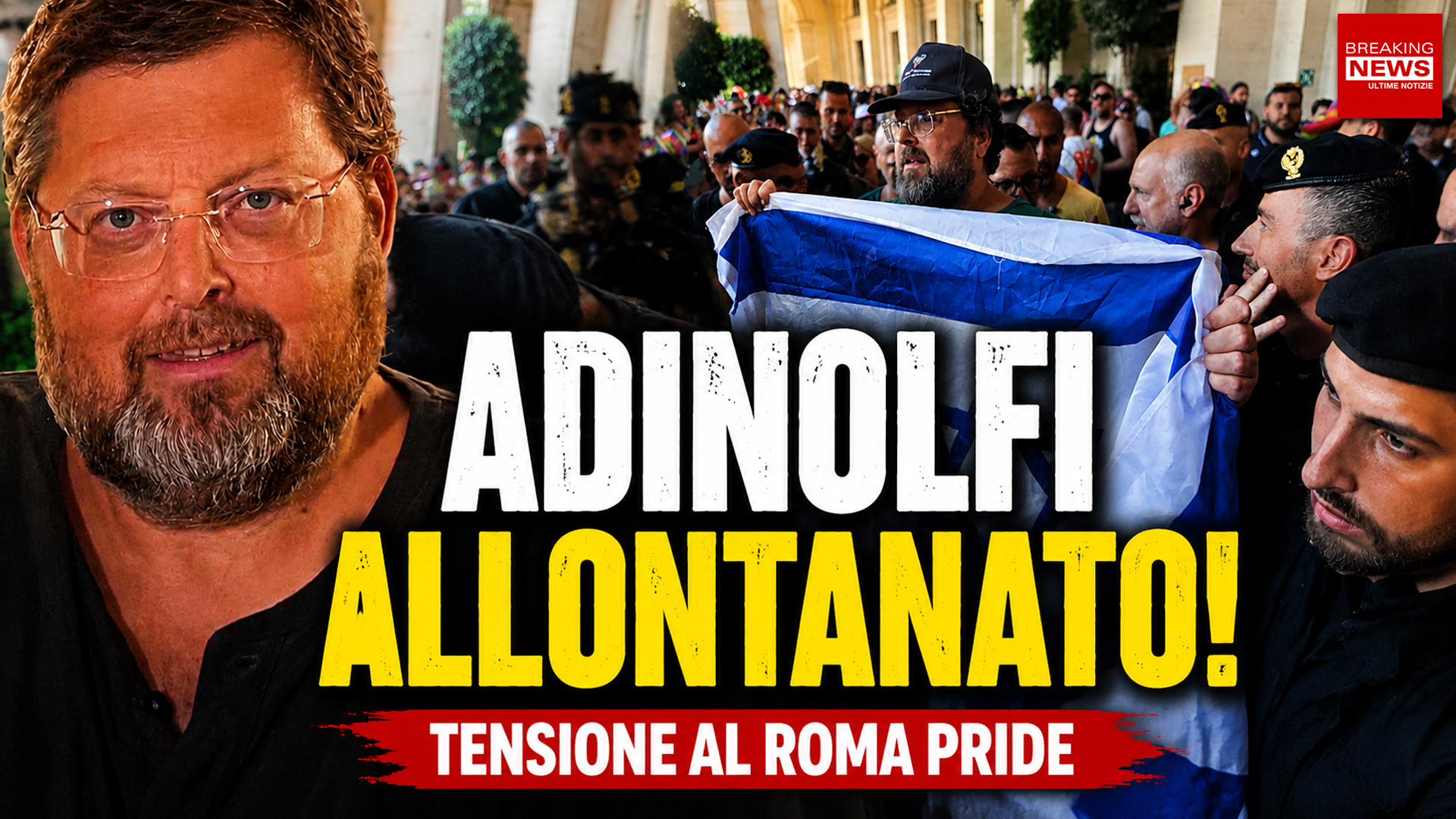 Roma Pride 2026, Mario Adinolfi allontanato