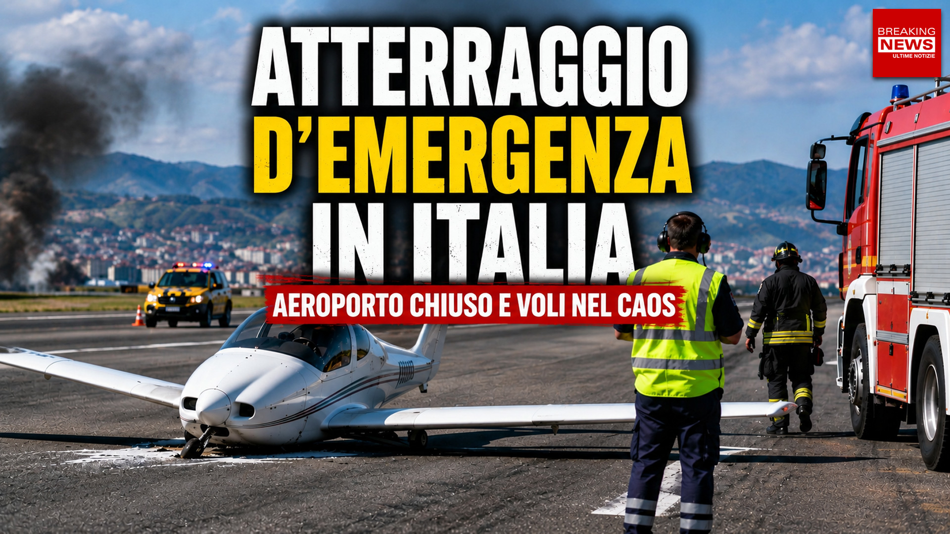 Atterraggio d’emergenza a Reggio Calabria