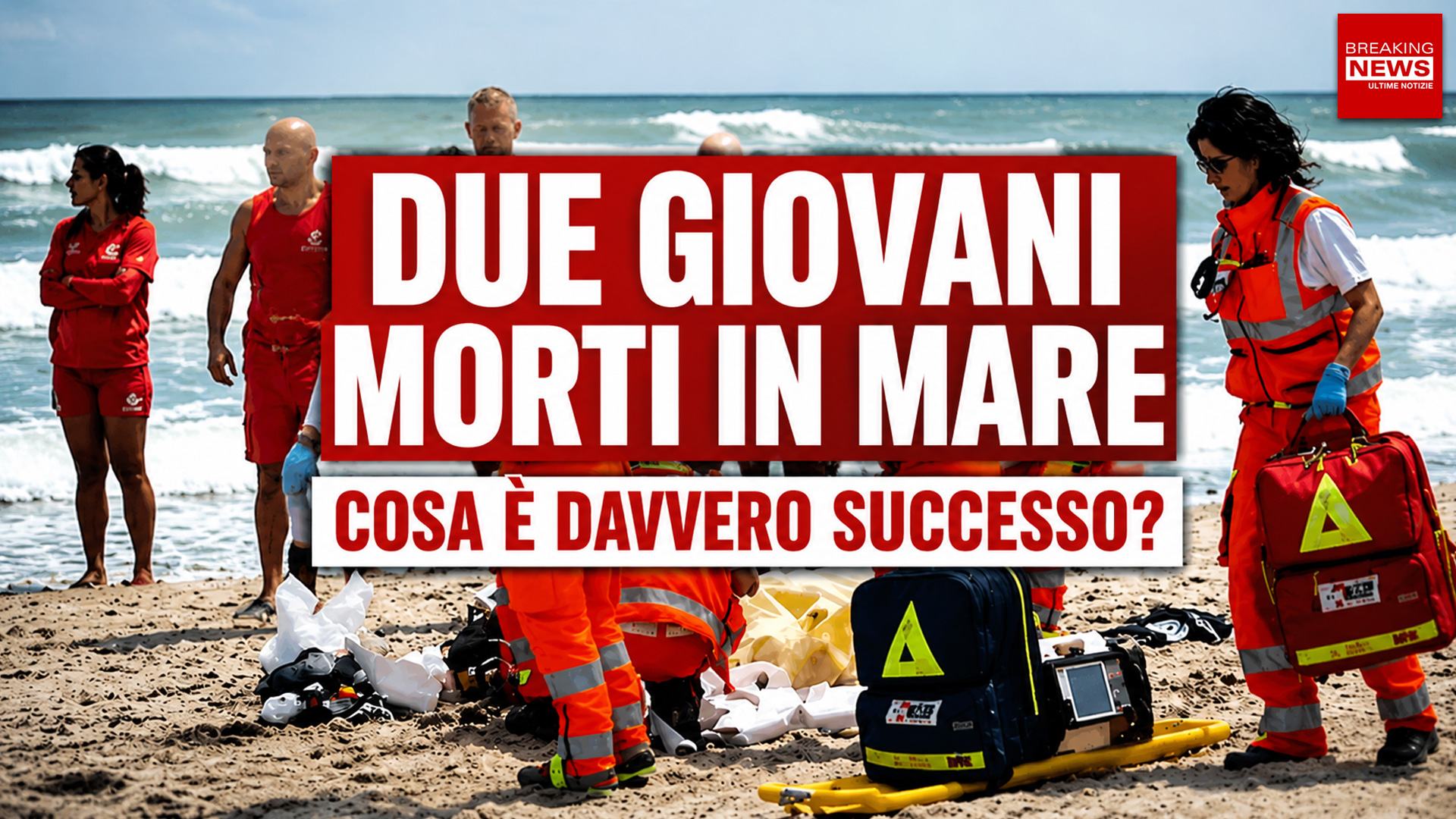 Tragedia in Italia, due giovani trovati morti in mare: