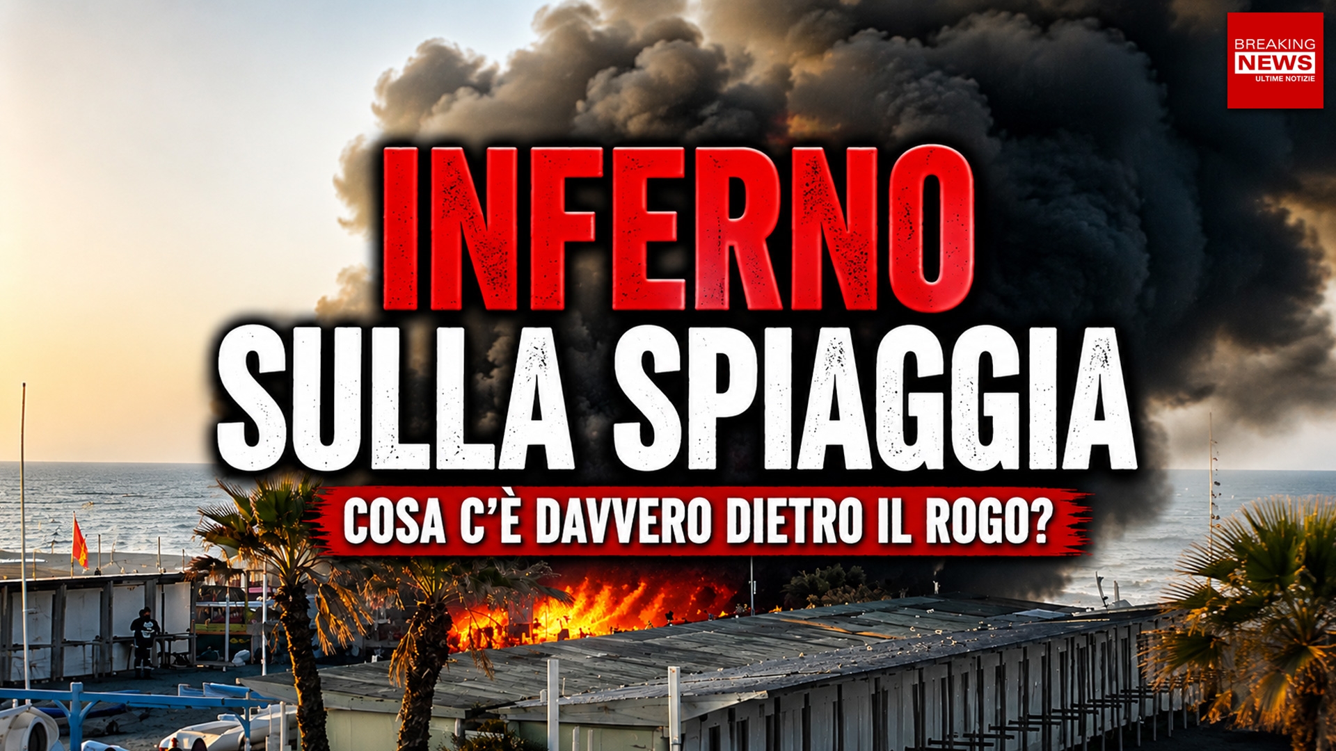 Incendio a Ostia, fiamme nello stabilimento