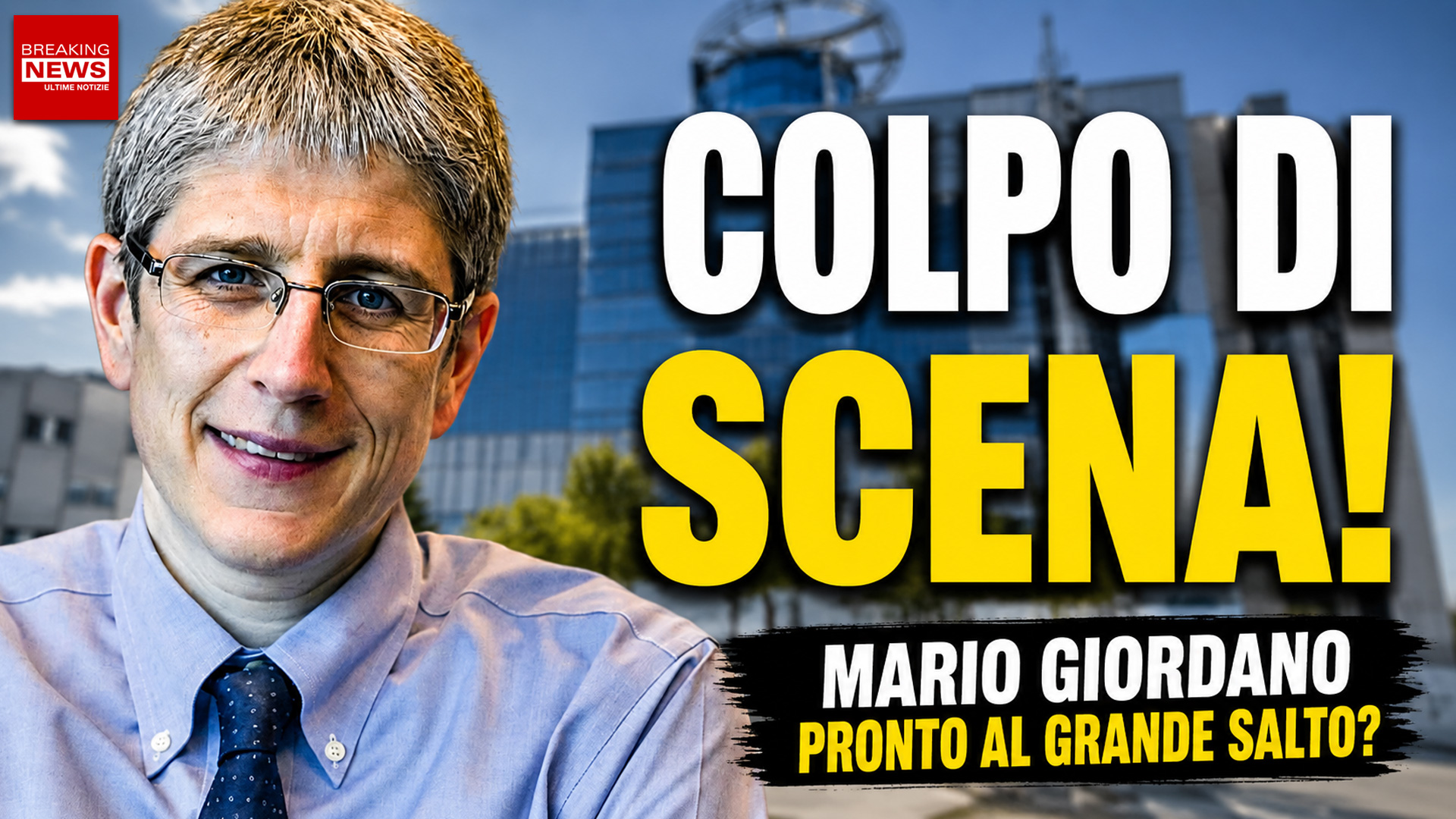 Mario Giordano verso Italia 1 con Fuori dal Coro