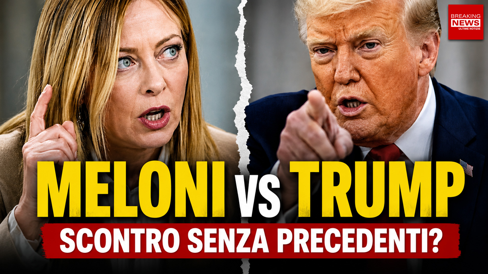 Meloni replica duramente a Trump dopo le frasi sul G7