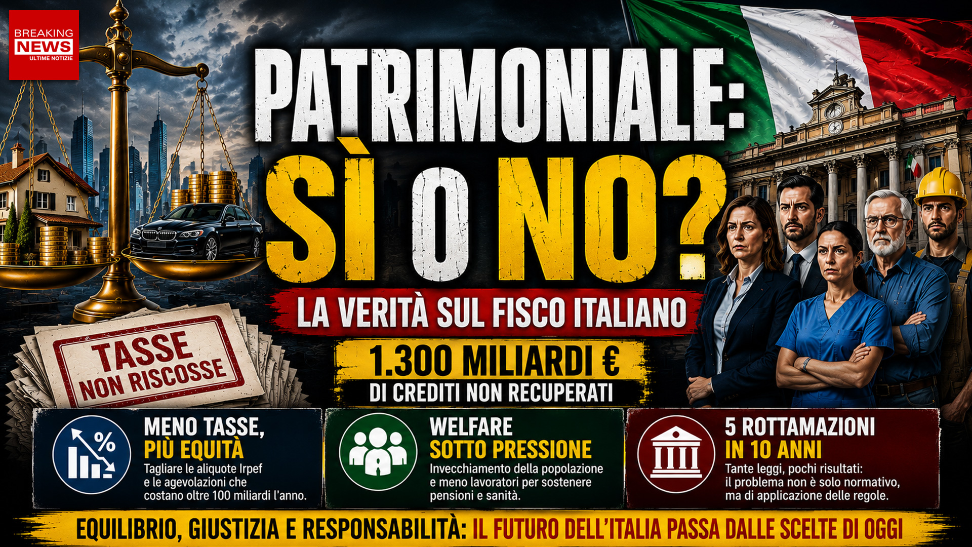 Patimoniale Si o No: il dibattito sul fisco italiano