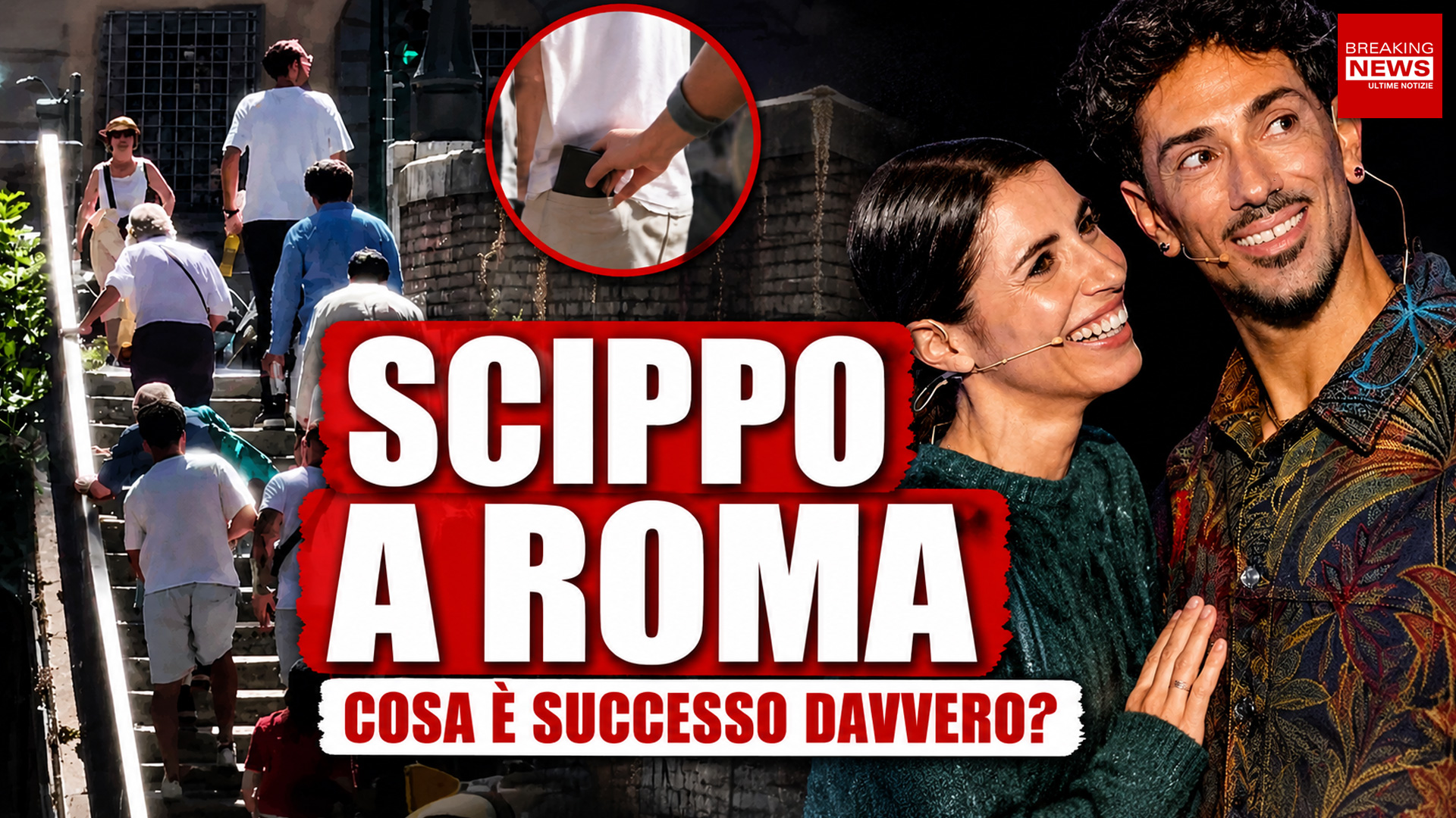 Roma, tentato scippo vicino a Giorgia ed Emanuel Lo
