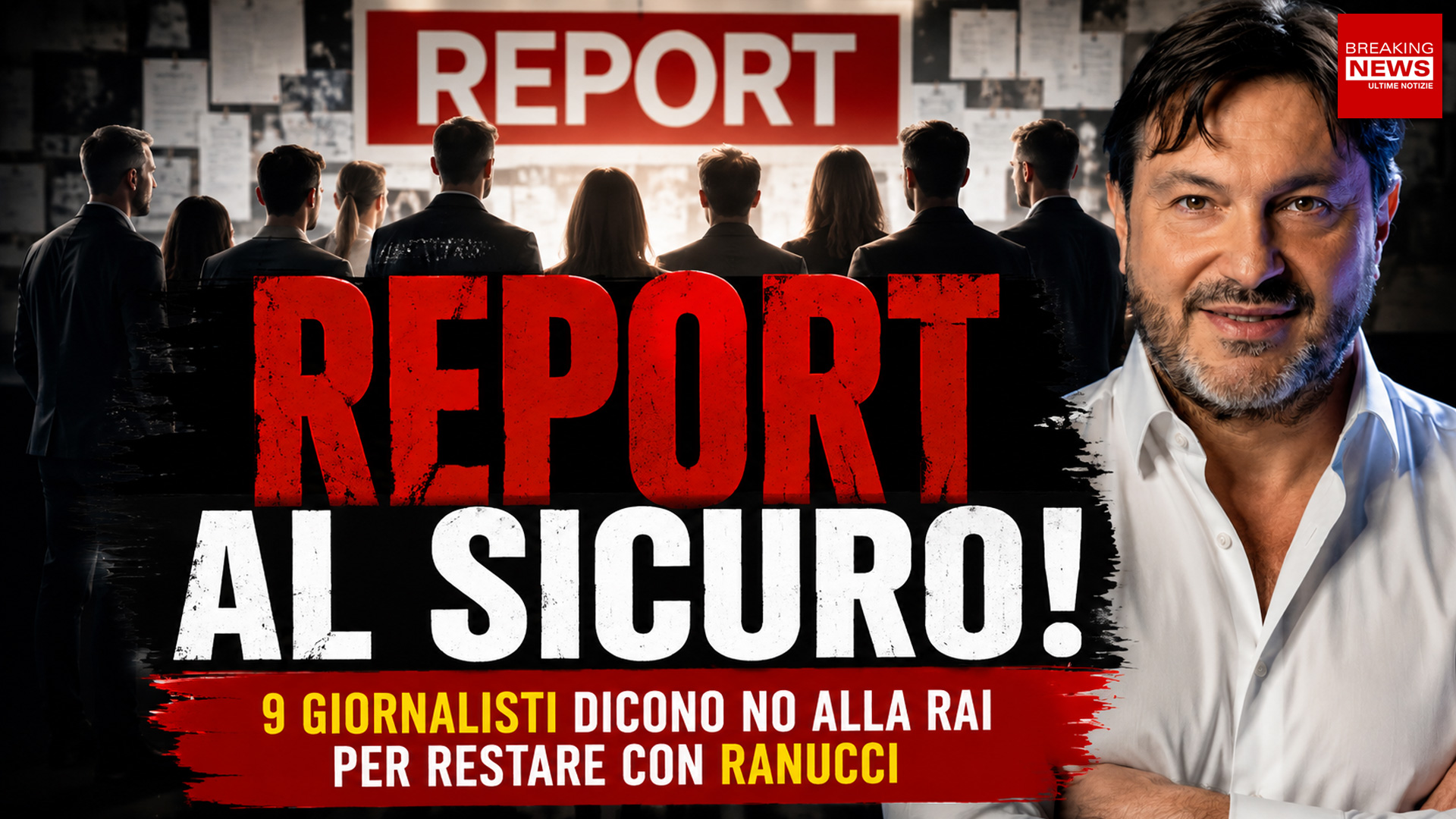 Report al sicuro: nove giornalisti rinunciano all’assunzione in Rai per restare con Sigfrido Ranucci