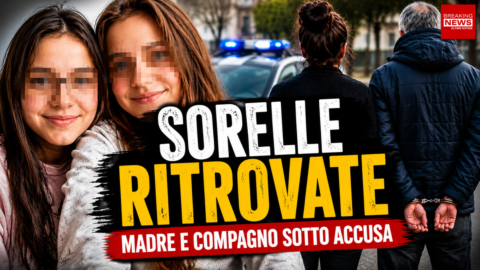Ritrovate Sarah e Alisya dopo 15 giorni: fermati madre, compagno e nonno
