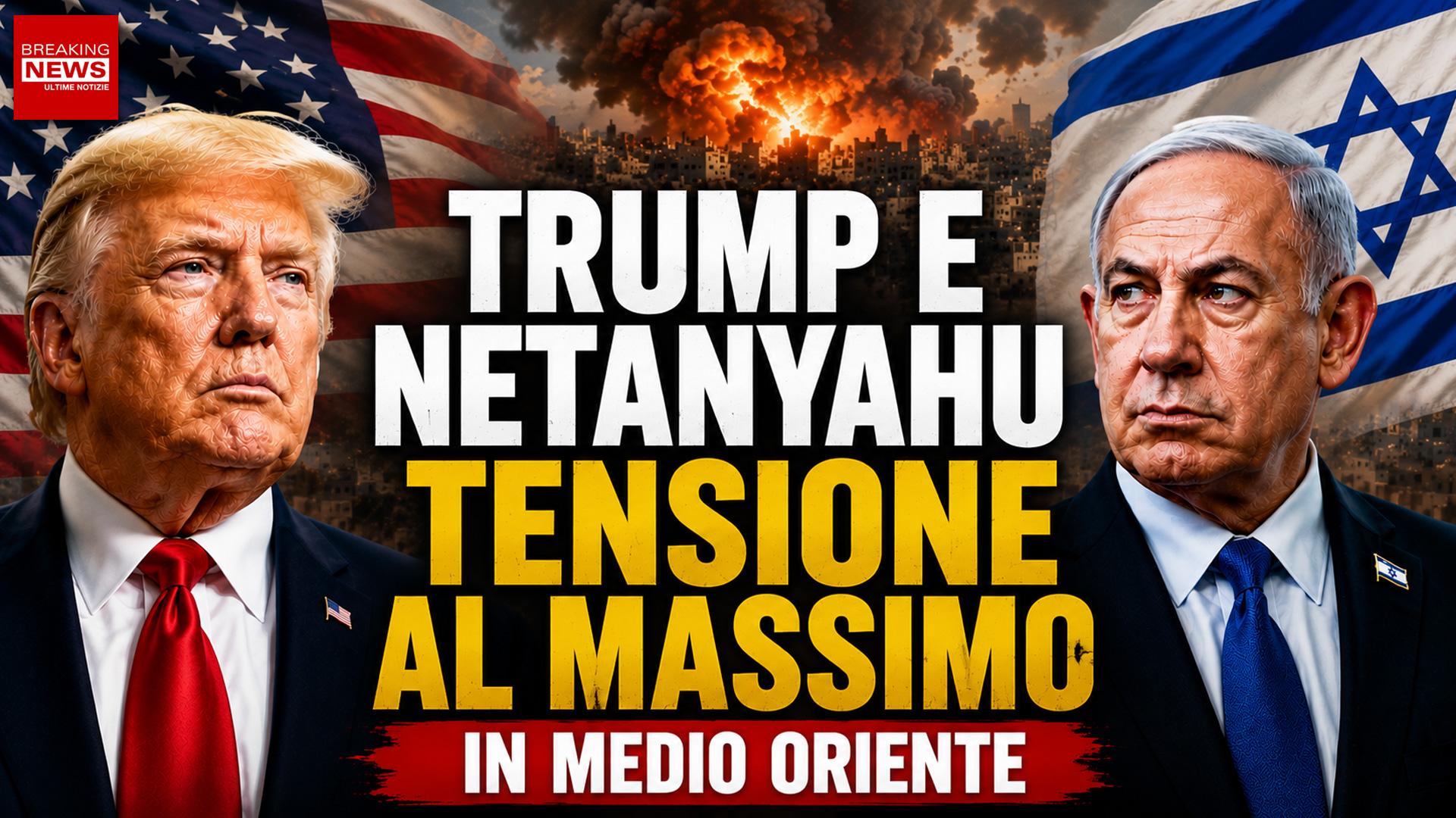 Trump e Netanyahu al centro della crisi in Medio Oriente