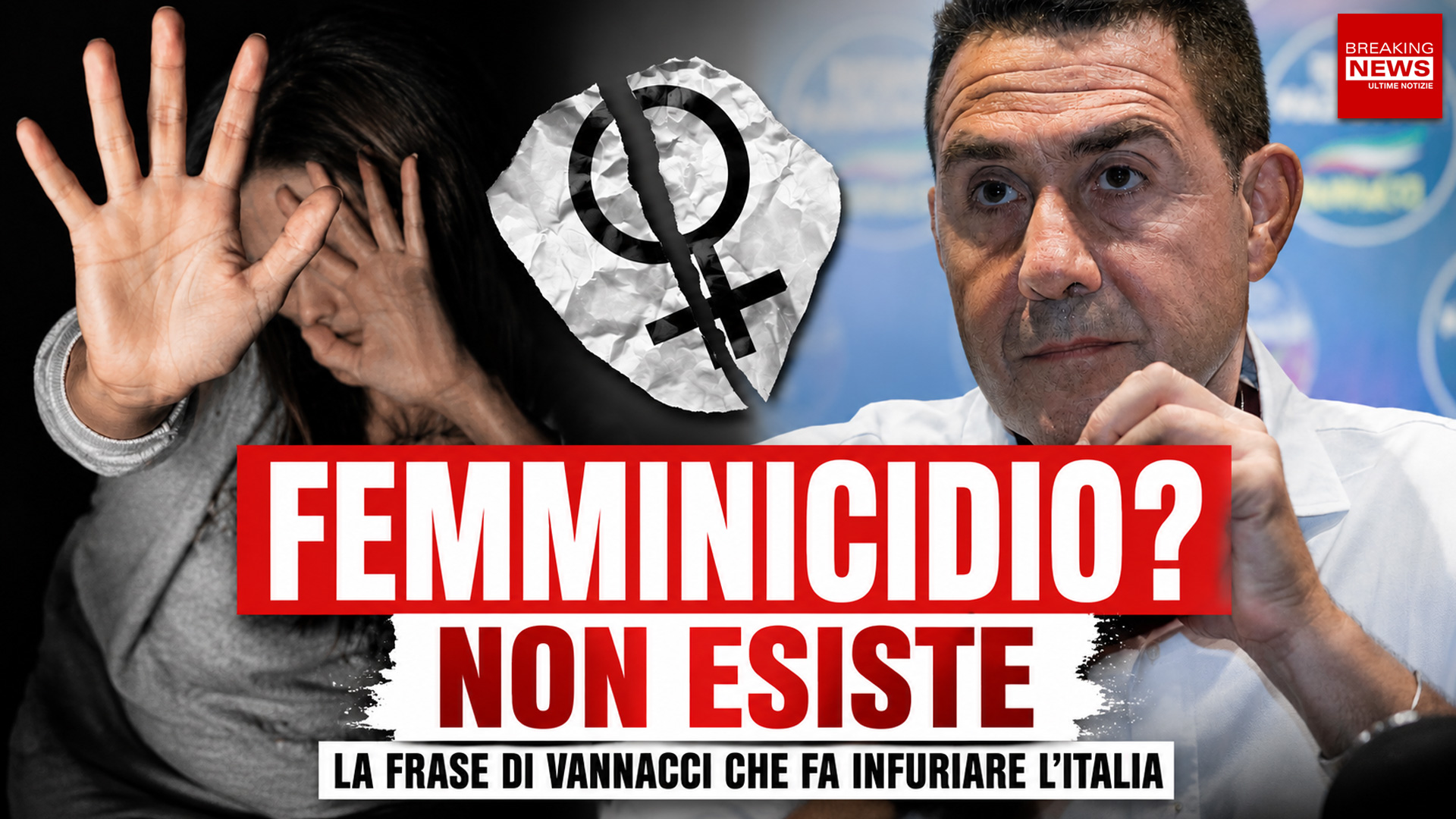Roberto Vannacci sul femminicidio: “Non esiste”