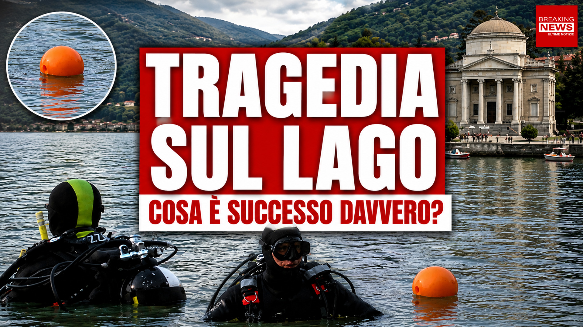 Ritrovata senza vita la bambina dispersa nel lago di Como