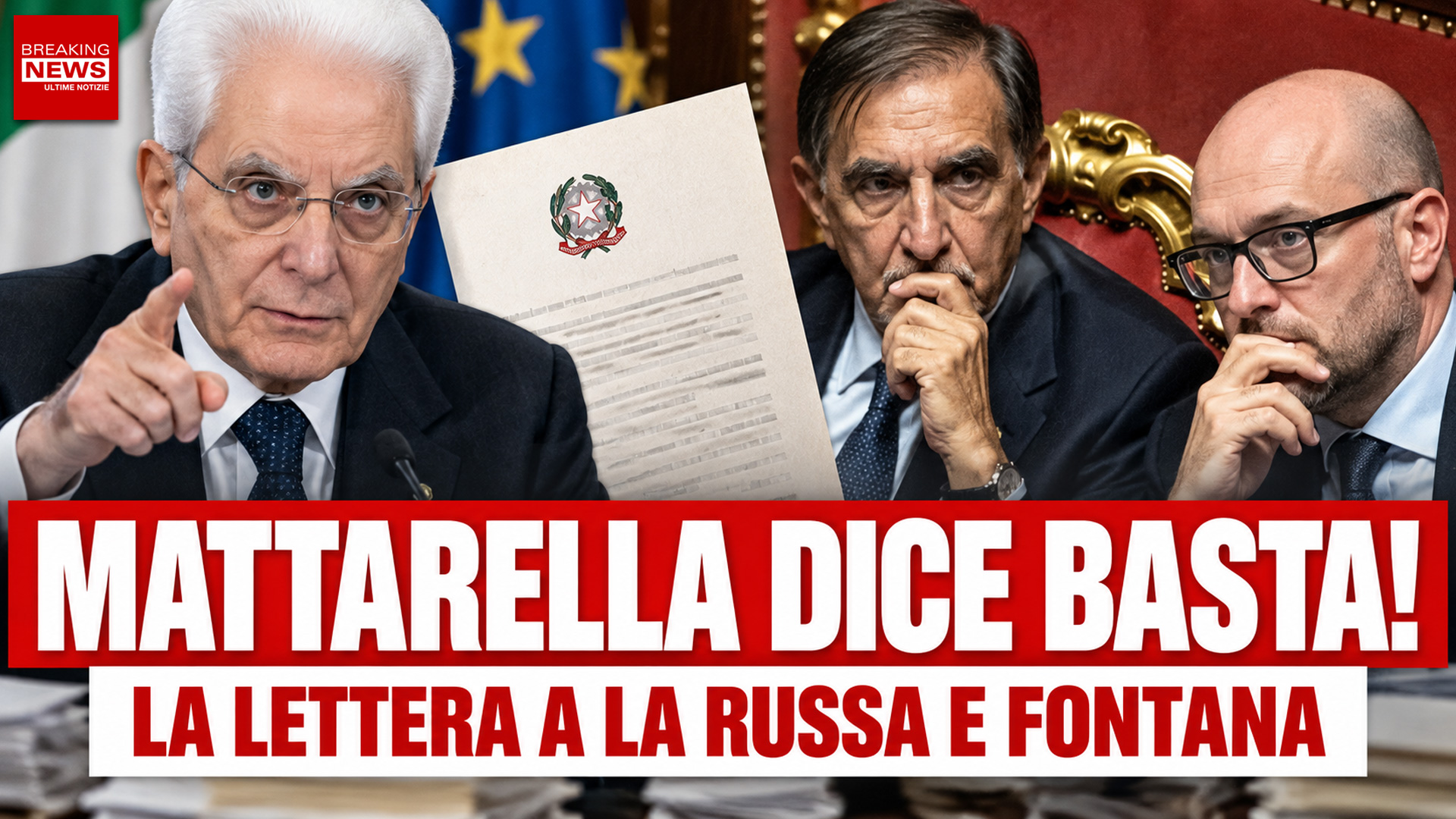 Sergio Mattarella richiama La Russa e Fontana