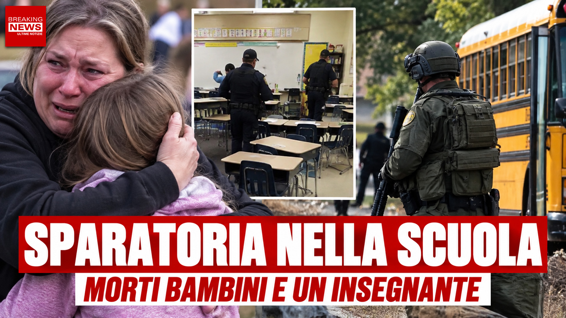 sparatoria scuola elementare